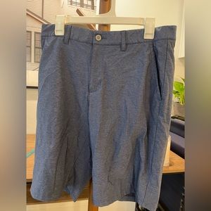 Adidas blue golf shorts men’s size 32 10” inseam